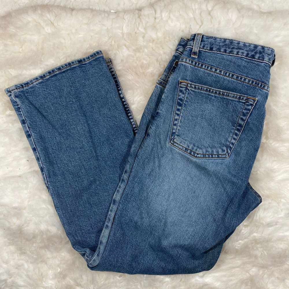 Gap Flare Woman's Stretch Sandblast Regular Cut Jeans Sz 8